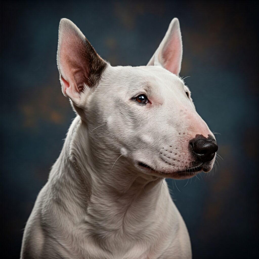 imagen de un perro bull terrier