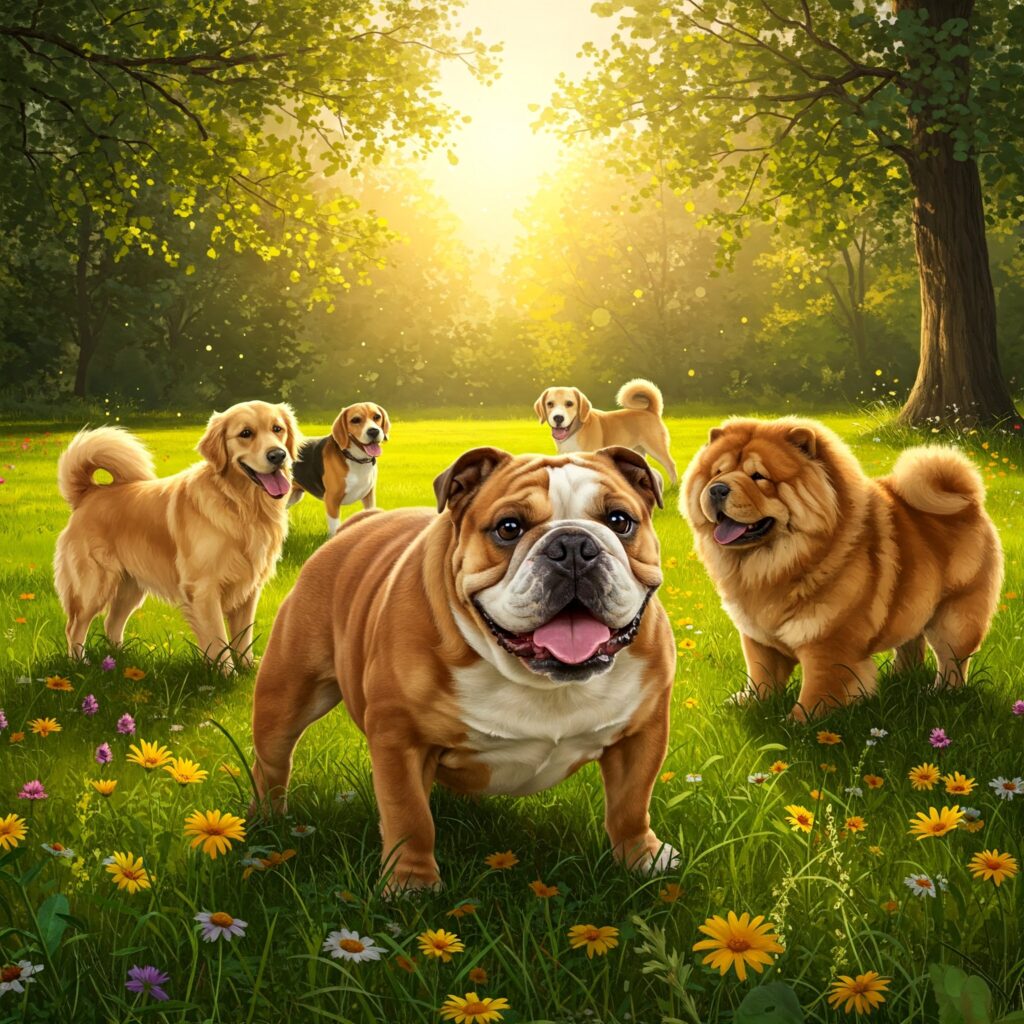 imagen de un perro bulldog inglés